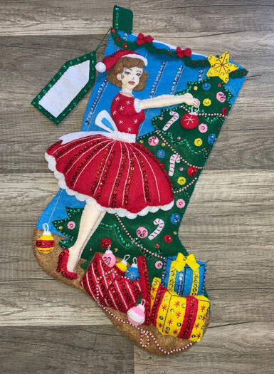 Bucilla Stockings Finished